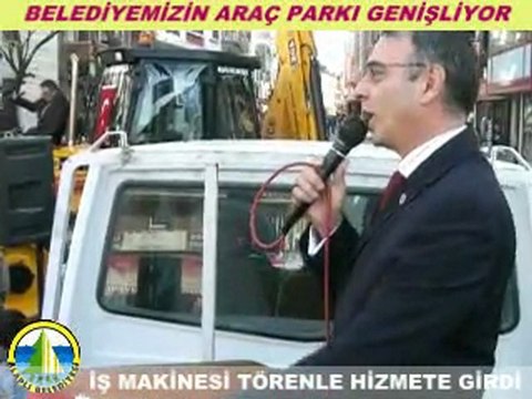 ALAPLI BELEDİYESİ İŞ MAKİNESİ HİZMETE ALIM TÖRENİ