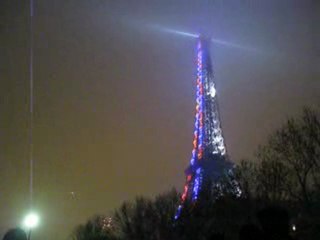 Soirée du 31 à la Tour Eiffel