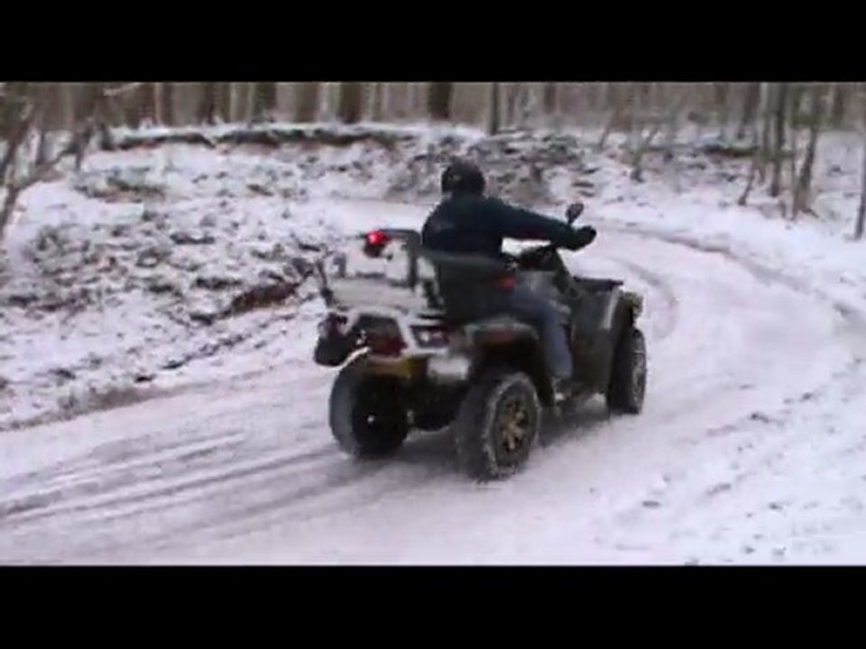 sortie quad 07.01.2010 sur la neige