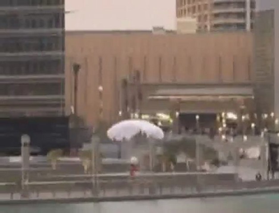 World record highest Base Jump dubai burj towers