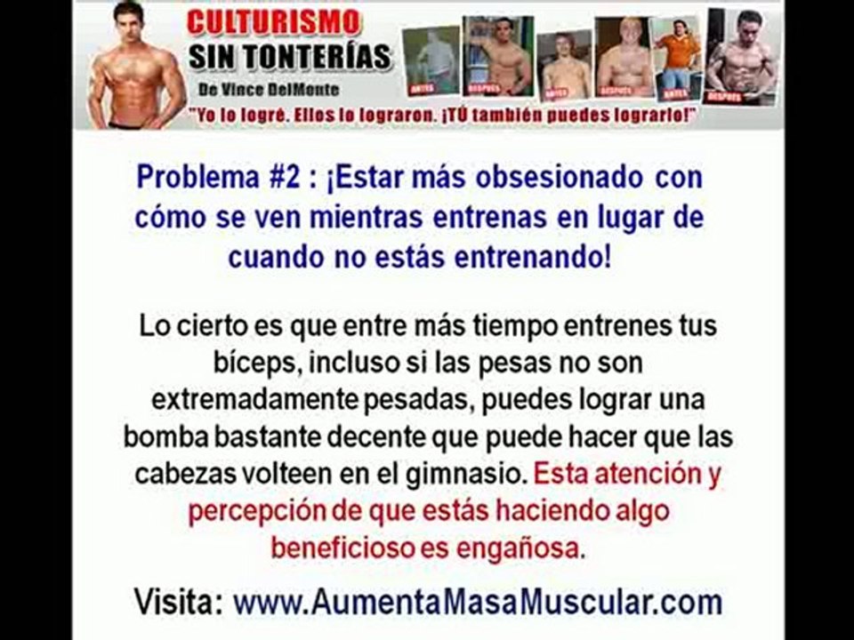 Como Desarrollar Biceps.