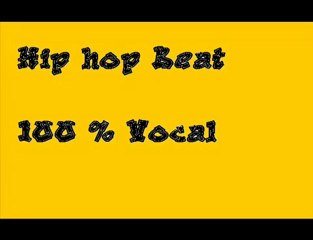 Hip-Hop beat 100% vocal