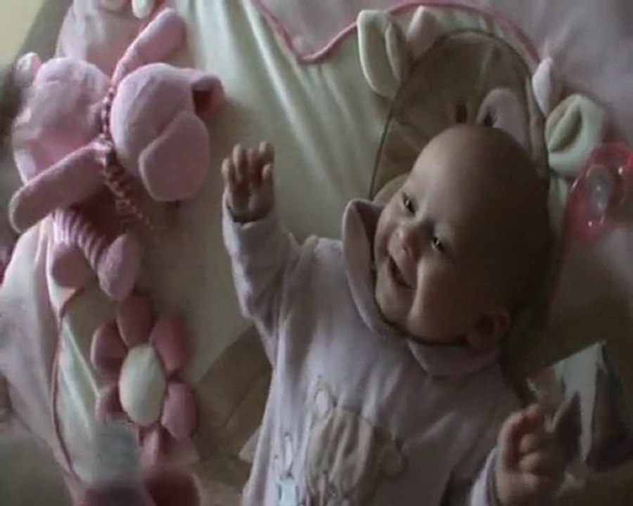 premier fou rire de ma puce