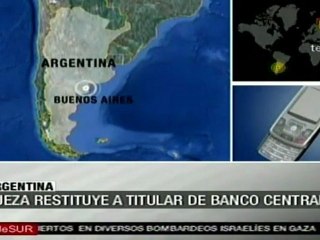 Jueza restituye a Martín Redrado en el BCRA