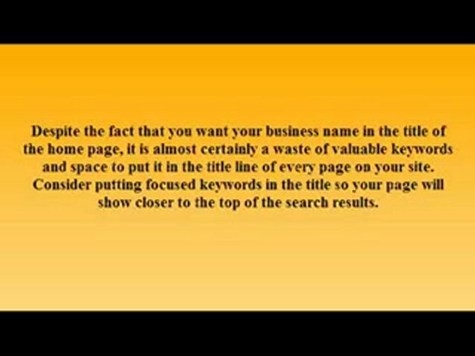 MLM Marketing Tips - Keywords In Your Page Titles