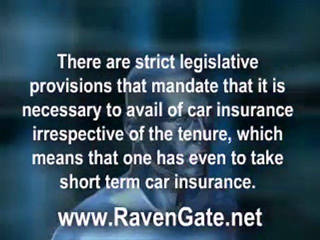 Short Term Car Insurance for Short Term Coverage
