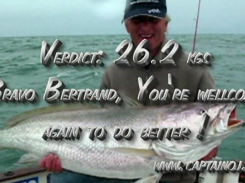 Le très gros Maigre au leurre de Bertrand- 26.2 kgs-