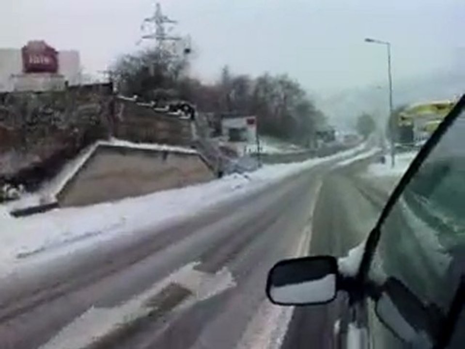 saint etienne sous la neige 8 janvier 2010