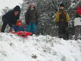 chute de luge pour Caméo