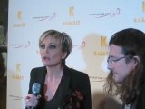 Patricia Kaas reçoit son disque d'or pour Kabaret