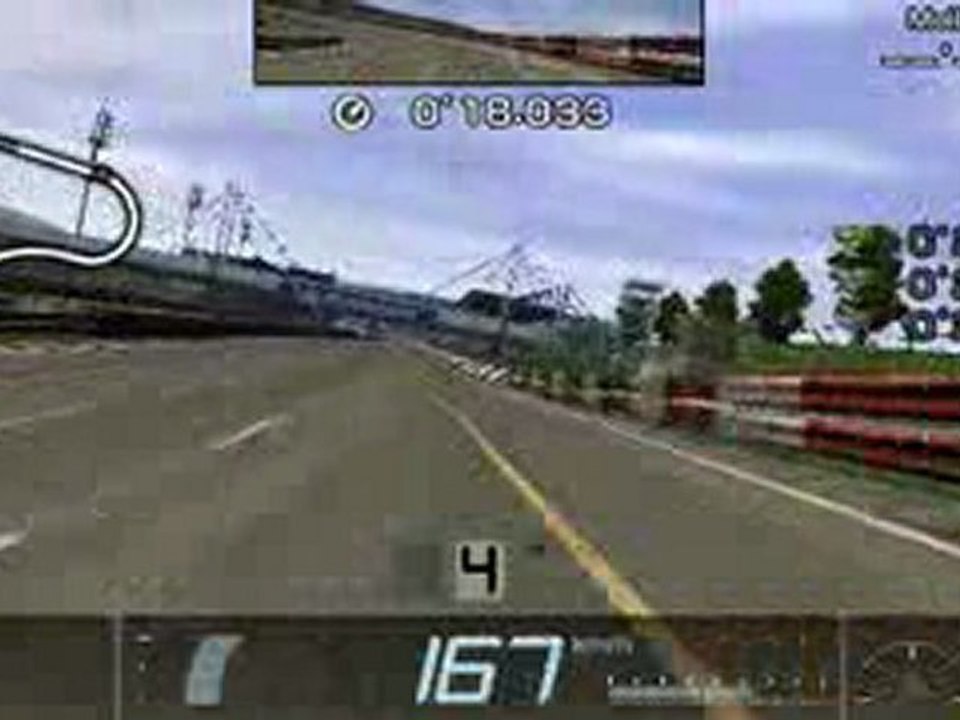 Défi D-1 : Virage relevé. vue interieure