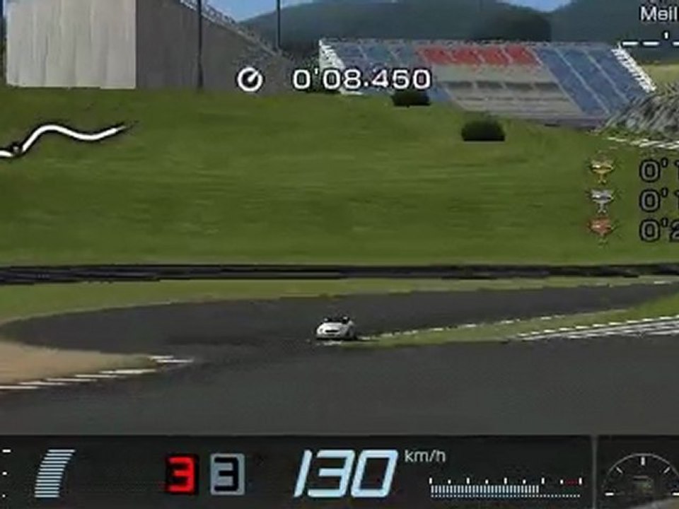 Défi D-4 : Maîtrise d’un S en pente. vue exterieure