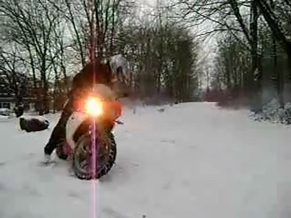 Aprilia rs 50 + neige XD