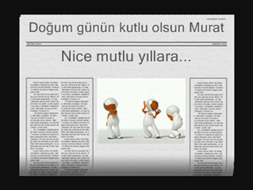 İyiki doğdun Murat Poyraz...