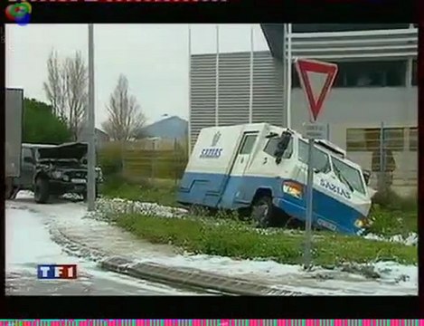 braquage d'un fourgon de convoyeur de fonds