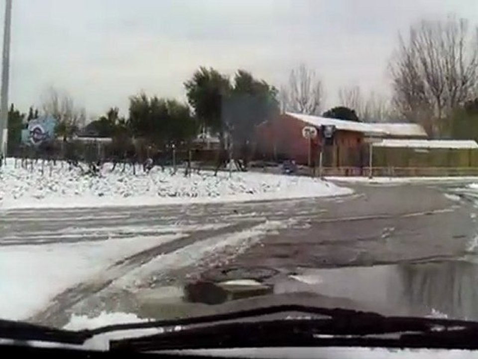 Neige au Grau du Roi janvier 2010