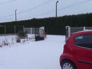tempête de neige au Tilleul