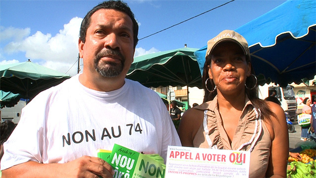 Consultation populaire pour ou contre l'article 74