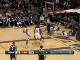 NBA Marcus Williams steals the ball, finds Rudy Gay, who fin