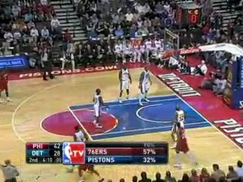 NBA Louis Williams beat the buzzer and knocks down the trey