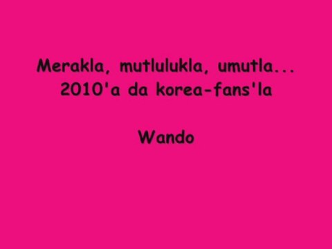 Korea-Fans Ailesi Yılbaşı Videosu