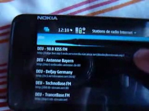 videocast Nokia N900 radio internet reseau 3G