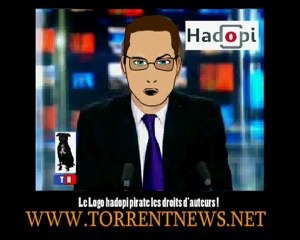 Le logo HADOPI PIRATE droit d'auteurs! (10janv10)