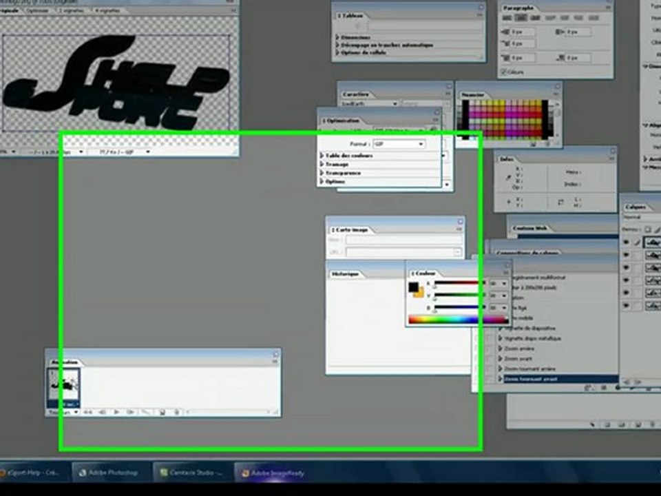 tuto [PHOTOSHOP]  crée un Effet .GIF (no sound )