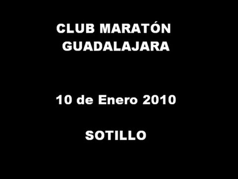 10/01/2010 SOTILLO (-6ºC) (CLUB MARATON GUADALAJARA)