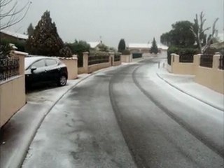 Roquebrune sur Argens sous la neige
