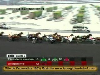 La vidéo des courses Quinté à Vincennes Dimanche 10 janvier