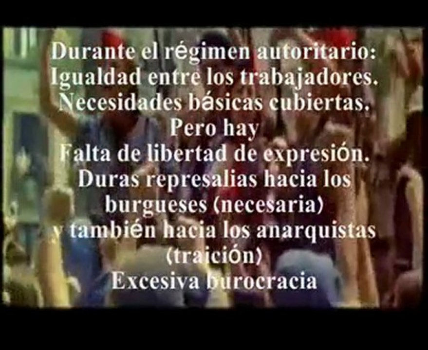 Comunismo autoritario y comunismo anarquista/libertario