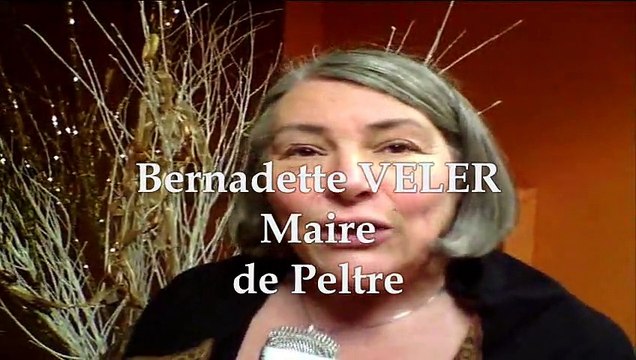 Peltre - Voeux 2010 - Bernadette VELER Maire