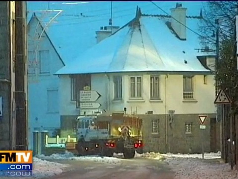 La Bretagne toujours sous la neige