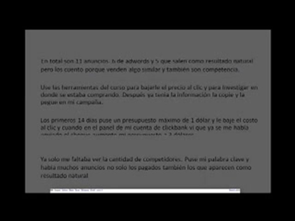 ClickBank El Secreto   Testimonio 2