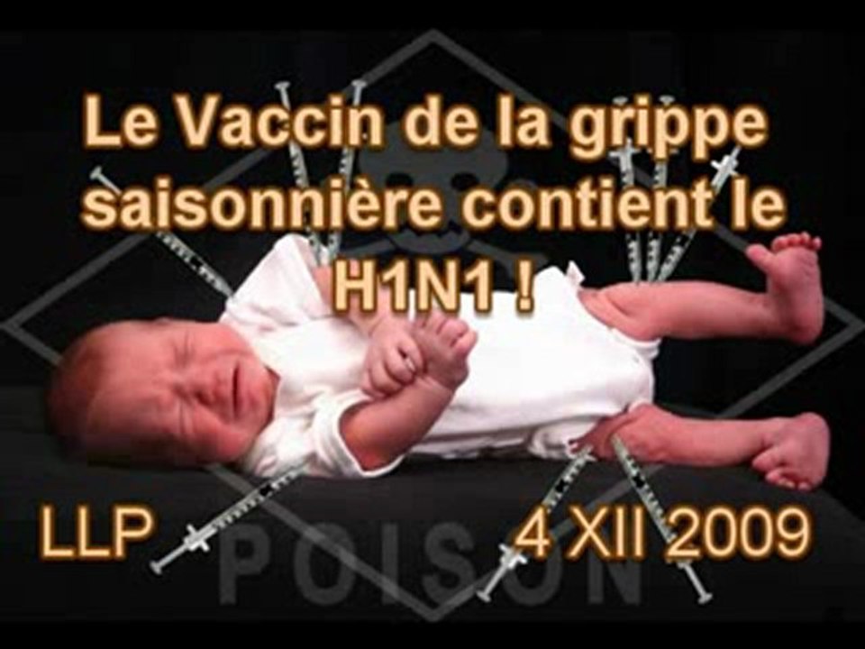 Grave : Le vaccin de la grippe contient du porc