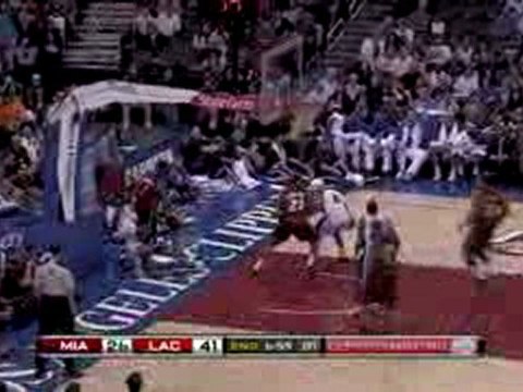 NBA Dorell Wright hustles back to block Mardy Collins dunk a