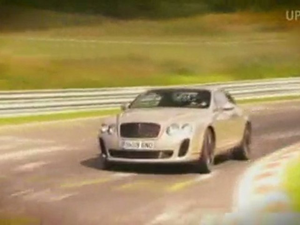 Bentley Continental Supersports on track