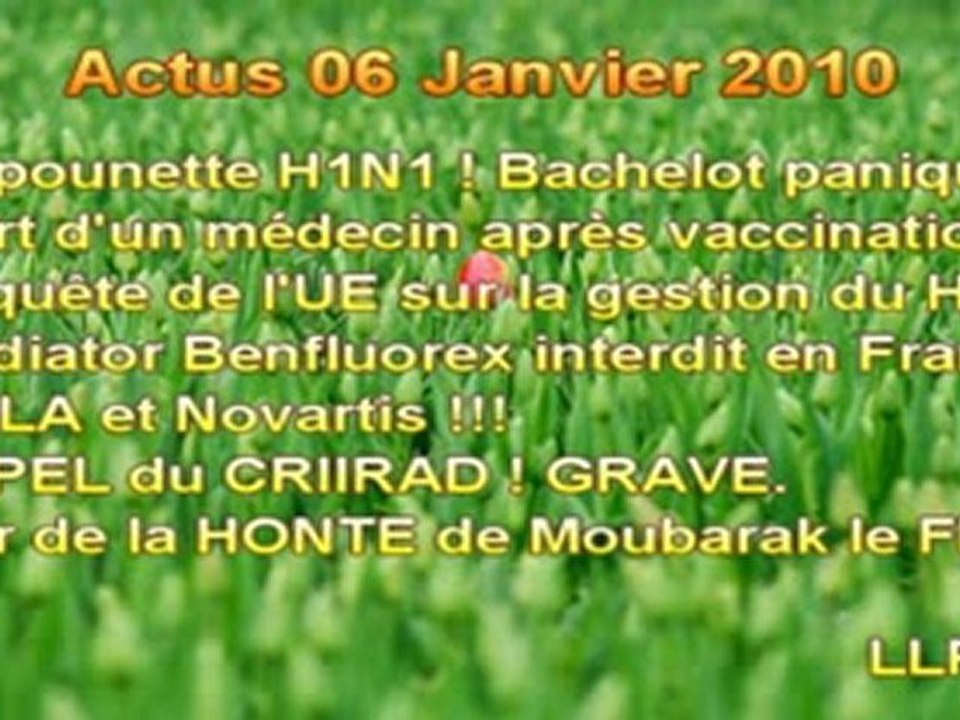 LLP Actus du 06 janvier 2010