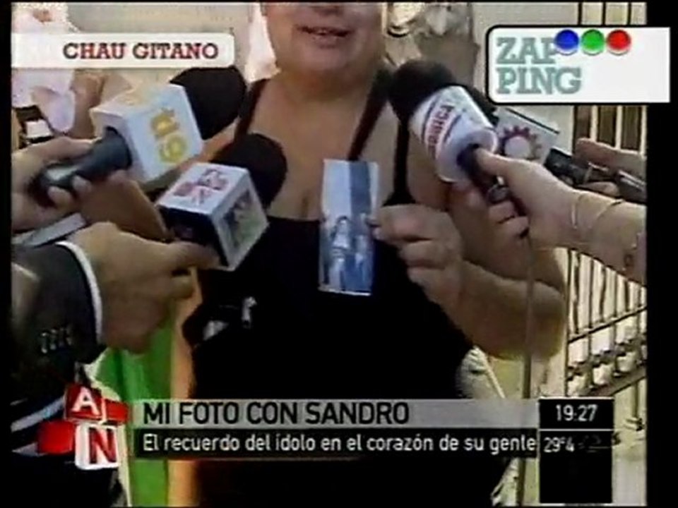 Sandro, recordatorio de su vida