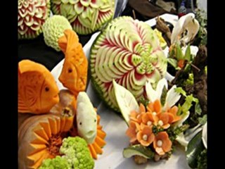 CEFOR : Sculptures sur fruits et légumes