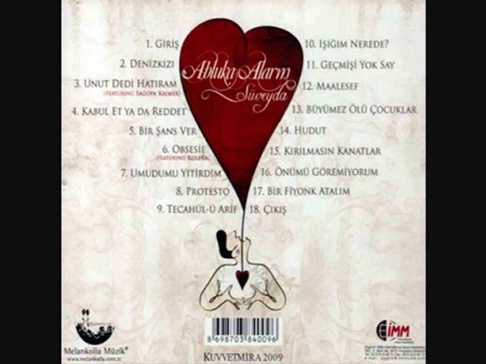 ABLUKA ALARM feat SAGOPA KAJMER UNUT DEDI HATIRAM (SÜVEYDA)