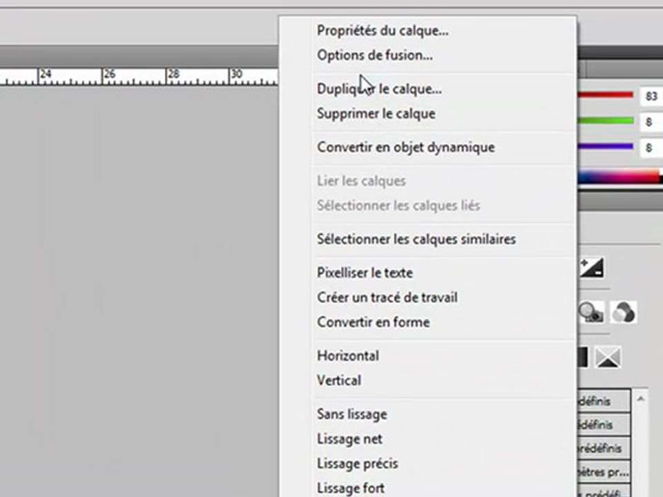 Réaliser une signature simple (photoshop cs4)