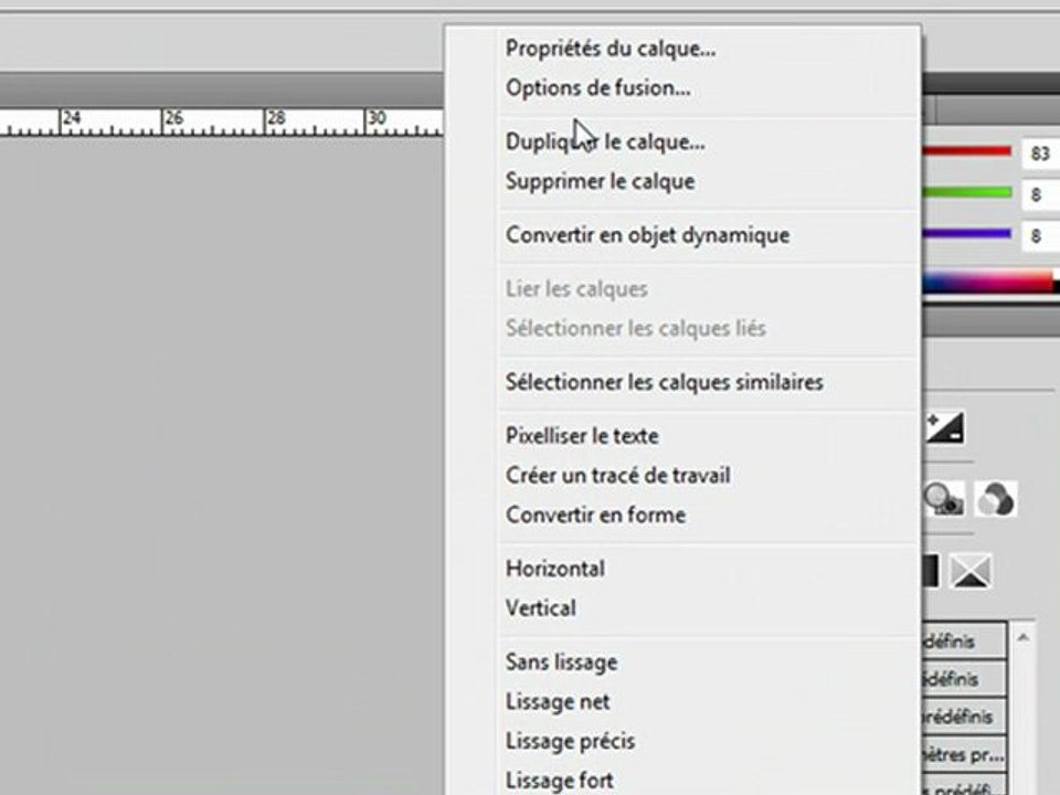Réaliser une signature simple sous photoshop cs4 (2ème)