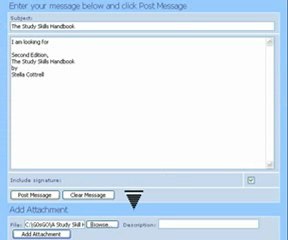 GOstudentGO How to create a Forum Entry