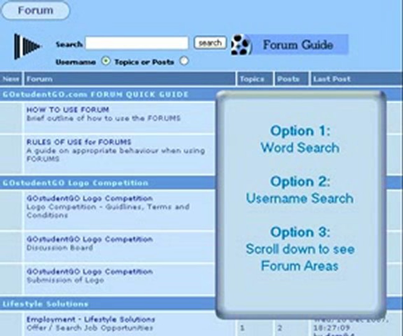 ⁣GOstudentGO Forum How to use