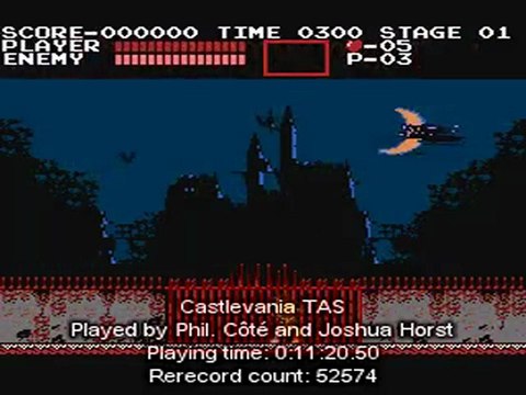 SpeedRun castlevania (nes)