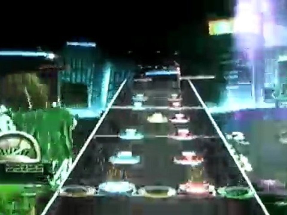 videotest guitar hero (wii)