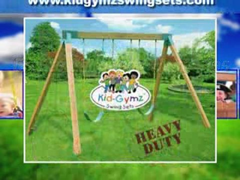 Wooden Playground Swing Sets From Kid Gymz
