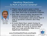Handling Objections: Is MLM a Pyramid Scheme?